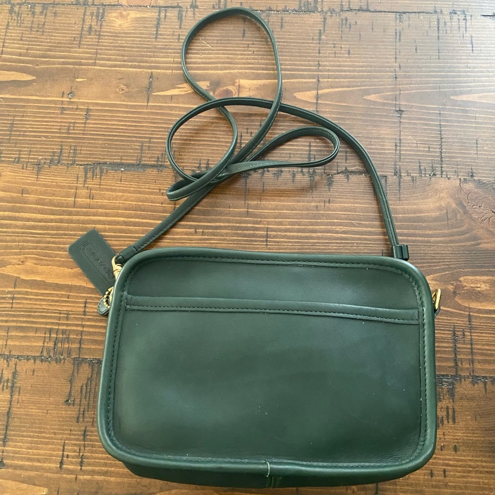Vintage Coach Carnival Green Shoulder Bag/Crossbody #9925